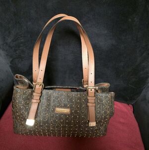 New Without Tags Calvin Klein Signature Studded Shoulder Bag